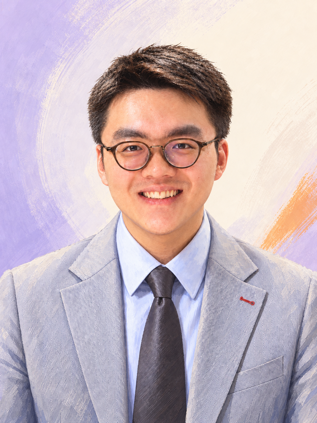 Illustrated portrait of Yang Chen